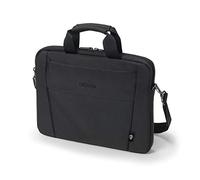 DICOTA Eco Slim Case Base 11-12,5 - Sacoche Fonctionnelle pour Ordinateur Portable avec Rembourrage de Protection, Noire