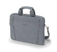 DICOTA Eco Slim Case Base 13-14,1 - Sacoche Fonctionnelle pour Ordinateur Portable avec Rembourrage de Protection, Grise