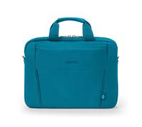 DICOTA Eco Slim Case Base 13-14,1 - Sacoche Fonctionnelle pour Ordinateur Portable avec Rembourrage de Protection, Bleue