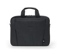 DICOTA Eco Slim Case Base 15-15,6 - Sacoche Fonctionnelle pour Ordinateur Portable avec Rembourrage de Protection, Noire
