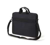DICOTA Eco Slim Case Plus Base 13-15,6 - Sacoche Fonctionnelle pour Ordinateur Portable avec Un Grand Espace de Rangement, Noire