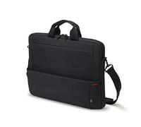 DICOTA Eco Slim Case Plus Base 13-15,6 - Sacoche Fonctionnelle pour Ordinateur Portable avec Un Grand Espace de Rangement, Noire