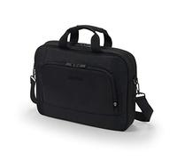 DICOTA Eco Top Traveller Base 15-17,3 - Sacoche légère pour Ordinateur Portable avec Rembourrage de Protection et Grand Espace de Rangement, Noire