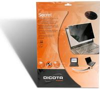 Dicota filtre anti-regard pour ordinateur portable - 2 voies - support/points de colle - écran large de 35,8 cm (14,1 pouces de large)