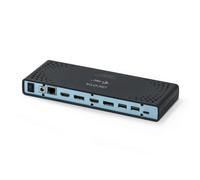 DICOTA D31952: Station d'accueil USB Type-C, Thunderbolt™ 3, DisplayLink DL9650, 2xHDMI/2xDisplayPort 4K@60Hz, 4xUSB-A 3.0, Gigabit Ethernet, Audio 3.5mm, Power Delivery 65W, Compatible Windows/macOS/
