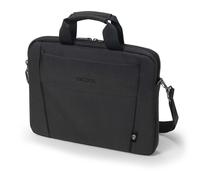 DICOTA Eco Slim Case Base 15-15,6 - Sacoche Fonctionnelle pour Ordinateur Portable avec Rembourrage de Protection, Noire