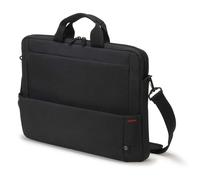 DICOTA Eco Slim Case Plus Base 13-15,6 - Sacoche Fonctionnelle pour Ordinateur Portable avec Un Grand Espace de Rangement, Noire