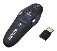DICOTA PinPoint - Télécommande de présentation - RF - noir Noir G