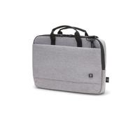 DICOTA Slim Eco MOTION 14-15.6" Gris RPET Mallette pour ordinateur portable jusqu'à 15.6", compartiment tablette 12.9", polyester recyclé, 405x290x45mm