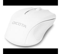 DICOTA Comfort - Souris - droitiers et gauchers - optique - 3 boutons - sans fil - 2.4 GHz - récepteur sans fil USB - blanc