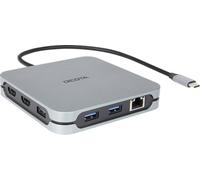 Dicota Station d'accueil USB-C® USB-C 10-in-1 Docking 8K HDMI PD Convient pour les marques: universe