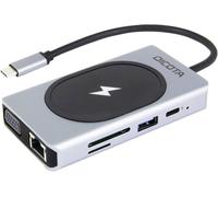 Dicota Station d'accueil USB-C 10-en-1 - Recharge sans fil 4K PD 100W +15W - universel
