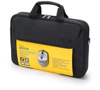 DICOTA Value Toploading Kit - Sacoche pour ordinateur portable - 15.6" - avec Souris optique USB