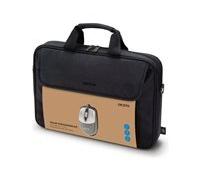 Dicota Sacoche Toploading D30805-RPET + souris filaire 3 boutons 800 dpi Noir 300D polyester recyclé