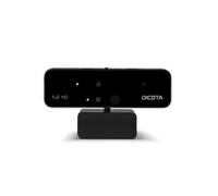 Dicota Webcam PRO Reconnaissance des visages - Webcam - Couleur