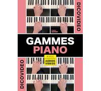 DicoVidéo - Gammes Piano (Livre grand format avec enregistrements audios et vidéos à télécharger)