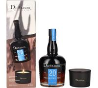 Dictador 20 Years Old ICON RESERVE 40% Vol. 0,7l in Giftbox with Kerze