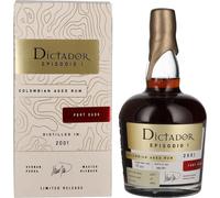 Dictador EPISODIO I 20 Years Old PORT CASK Rum 2001 44% Vol. 0,7l in Giftbox