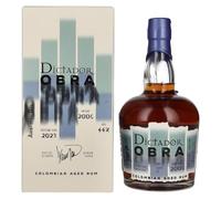 Dictador OBRA VINTAGE 17 Years Old AMERICAN OAK CASK Rum 2006 44% Vol. 0,7l in Giftbox