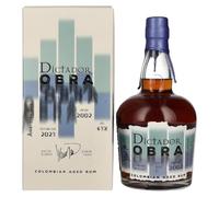 Dictador OBRA VINTAGE 21 Years Old AMERICAN OAK CASK Rum 2002 43% Vol. 0,7l in Giftbox