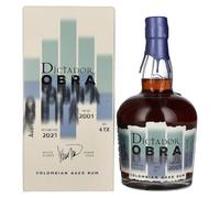 Dictador OBRA VINTAGE 22 Years Old AMERICAN OAK CASK Rum 2001 41% Vol. 0,7l in Giftbox