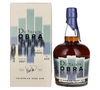 Dictador OBRA VINTAGE 23 Years Old AMERICAN OAK CASK Rum 2000 42% Vol. 0,7l in Giftbox
