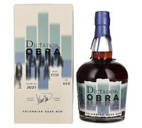 Dictador OBRA VINTAGE 25 Years Old SHERRY CASK Rum 1998 44% Vol. 0,7l in Giftbox