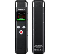 Dictaphone 128 Go avec reconnaissance vocale,1536 kbps avec lecteur MP3,qualité sonore HD,réduction du bruit,enregistreur vocal pour conférence,réunion.[V345]
