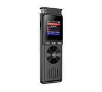 Dictaphone numérique avec réduction du bruit 128 Go de stockage et fonction de lecture MP3 pour les besoins académiques