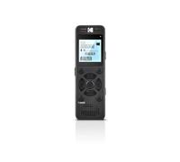 Kodak Dictaphone numérique VRC350 – 8 Go, boîtier métal gris, rechargeable, commande vocale