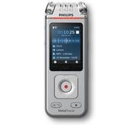 Dictaphone numérique Philips DVT4110 Gris Wifi et Application mobile Argent, Chrome G