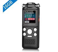Dictaphones,Enregistreur numérique portable professionnel,stéréo,16G,voix activée,1536Kbps,son,Audio,avec lecture- 8 GO[F76877]