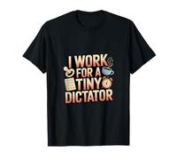 Dictateur drôle de bébé fatigué humour parental pour les parents T-Shirt