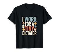 Dictateur drôle de bébé fatigué humour parental pour les parents T-Shirt