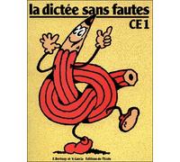 Dictee sans fautes ce1 cahier - Edouard Bertouy - L'ecole Eds De - broché - Scolaire / Universitaire