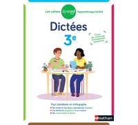 Dyscool – Dictées 3ème – adapté aux enfants DYS ou en difficulté – Nathan