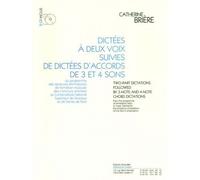 DICTEES A 2 VOIX ET DICTEES D'ACCORDS + 2CD