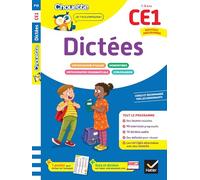 Dictées CE1 - Cahier de soutien nouveau programme: Leçons et exercices corrigés