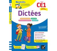 Dictées CE1 – Cahier de soutien nouveau programme : leçons et exercices corrigés – Hatier