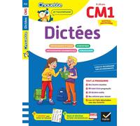 Dictées CM1 – Cahier de soutien nouveau programme : Leçons et exercices corrigés – Hatier