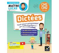 Dictées CM1-CM2 - 10-11 ans Maître Lucas Par matière - Nicole Amram - Hatier - broché - Scolaire / Universitaire