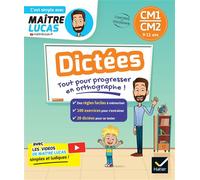 Dictées CM1-CM2 - 10-11 ans Maître Lucas Par matière - Nicole Amram - Hatier - broché - Scolaire / Universitaire