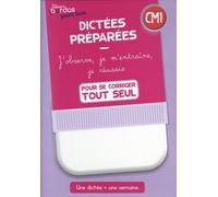 Dictées préparées CM1 - version corrigée