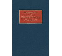 Dictionary Of International Commerce
