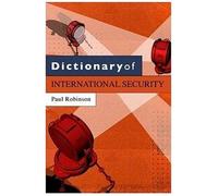 Dictionary Of International Security
