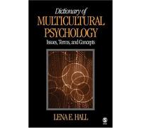 Dictionary Of Multicultural Psychology