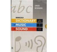 Dictionary Of Music In Sound by David Bowman David Bowman (Auteur)