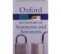 Dictionary of Synonyms and Antonyms