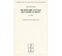 Dictionnaire à l'usage des sourds et muets