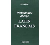 Dictionnaire Abrégé Latin Français